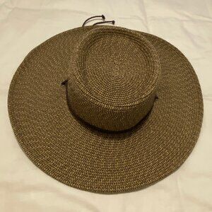 UV Protection Packable Wide Brim Straw Sun Hat